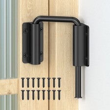 Updated Home Security Patio Sliding Door Loop Lock - 90/180 Degree Aluminum A...