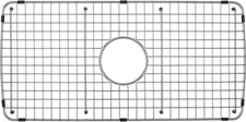 Sink Bottom Grid 27-1/2" x 13-1/2", Centered Drain, Stainless Steel 🧼
