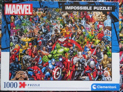 Clementoni Puzzle 1000 Teile Marvel Impossible Nr. 39411, made in Italy 70x50 cm