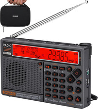 Shortwave Radio with APP Control and Antenna Port, AIR AM FM SW UHF VHF WB NOAA