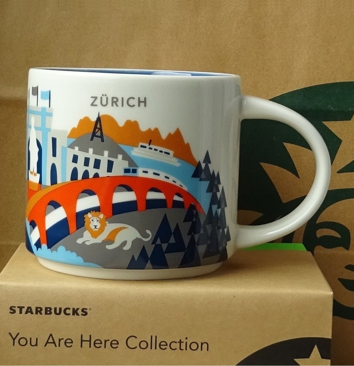 Starbucks City Mug Cup You are here Series YAH Zürich Switzerland