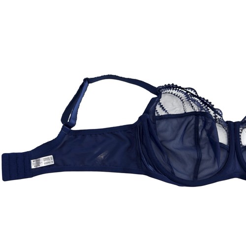 Wacoal Evocative Edge Underwire Sheer Bra 85530 Medieval Blue Women’s Size 42DD - Picture 7 of 15