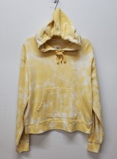 RIP CURL CLASSIC SURF Women's Pullover Hoodie - Yellow Tie Dye - Medium - NWT