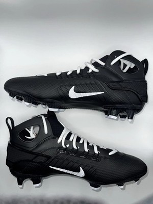 Nike Huarache 9 Elite Mid LAX Mens 12 Sneakers Black Lacrosse Cleats FD0088-002