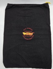 Steiff FAO Schwarz 1996 Toy Soldier Bear Black Drawstring Bag Limited Edition