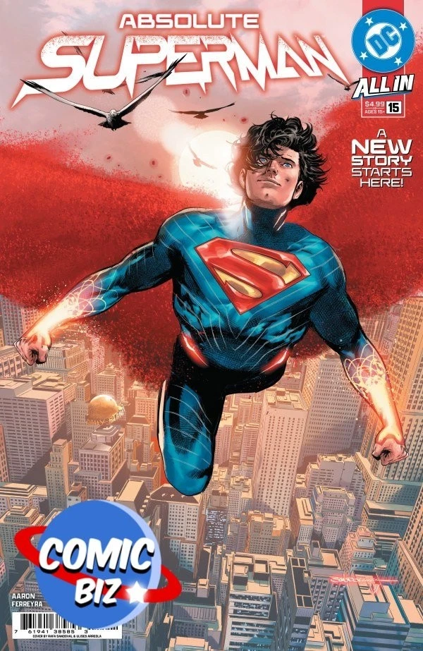 ABSOLUTE SUPERMAN #15 (2026) 1ST PRINTING SANDOVAL MAIN COVER DC COMICS