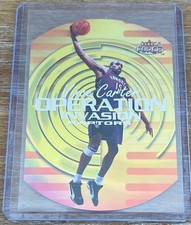 VINCE CARTER 99-00 Fleer Force OPERATION INVASION DIE-CUT ! TRONTO RAPTORS !