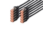 DIGITUS CAT 6 S-FTP patch cord, Cu, LSZH AWG 27/7, length 3 m, 10 pieces, color 