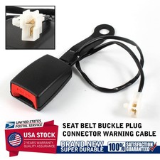 Driver Passenger Front Seat Belt Buckle Socket Plug Connector Wwarning Cable Us Driver Passenger Front Seat Belt Buckle Socket Plug Connector Wwarning Cable Us