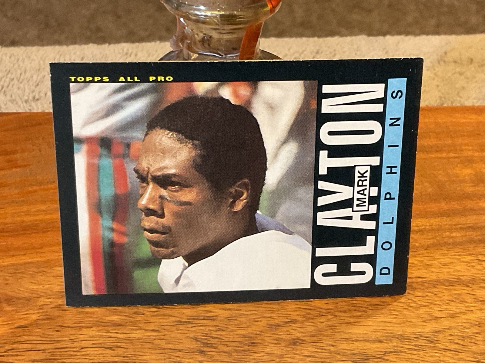 1985 Topps #308 Mark Clayton RC Topps All Pro NFL Miami Dolphins NMT