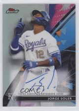 2021 Topps Finest Jorge Soler #FA-JSO Auto v1x