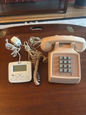 Western Electric 2500DMG Push Button Phone with ATT 436 Caller ID Untested