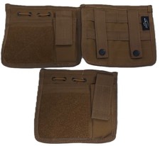 3Stk Pack Molle Admin Pouch Koppeltasche Brusttasche  Coyote Abverkauf Sale