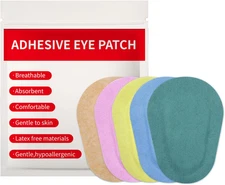 120Pcs Adhesive Eye Patches Breathable Fabric Adhesive Bandages for Adults with