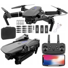 NEW RC Drone with Dual Camera 4K HD WiFi FPV Drone Quadcopter with 3 Batteries