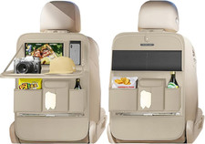 Car Seat Organizers,Multi-Functional Back Seat Protectors, Storage Pouches, and