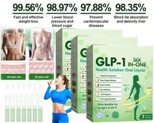 GLP-1 8-in-1 Slim & Healthy Oral Solution,Advanced GLP-1 Supplement Liquid Drops