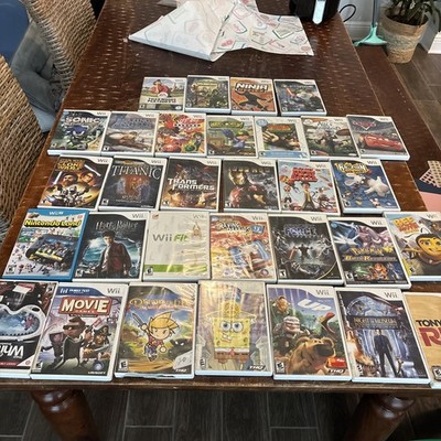 Nintendo Wii Wii U Game Lot (36 Games) All Tested/Work Pokémon