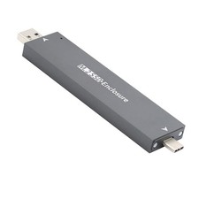 Combo Type-C  USB3.0 to NVME M-Key M.2 NGFF SATA SSD PCBA Case 2280/2242/223...
