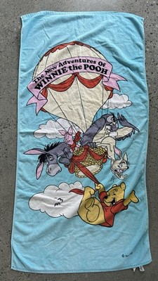 Vintage Disney The New Adventures of Winnie the Pooh Towel Beach Pool Bath