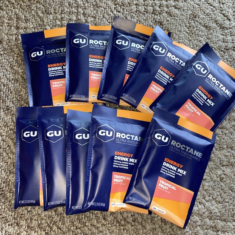 GU Roctane Energy Drink Mix Tropical Box of 10