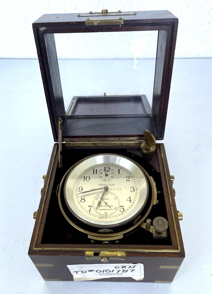 HAMILTON CRONÓMETRO MARINO MODELO 21 - SEGUNDA GUERRA MUNDIAL Foto 2 de 4