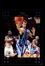 Signed Basketball Card Auto Mehmet Okur 2007-08 Topps #81 Utah Jazz