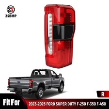 For 2023-2025 Ford F-250 Super Duty Halogen w/ Blind Spot Tail Light Right Side