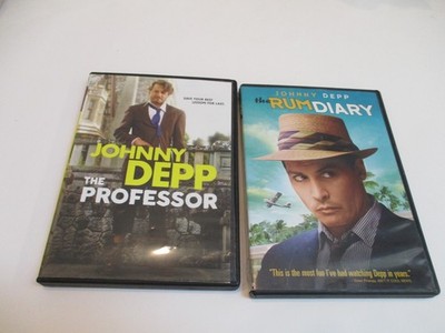 The Professor (DVD, 2018) + The Rum Diary 2012), Johnny Depp, Region 1, NTSC