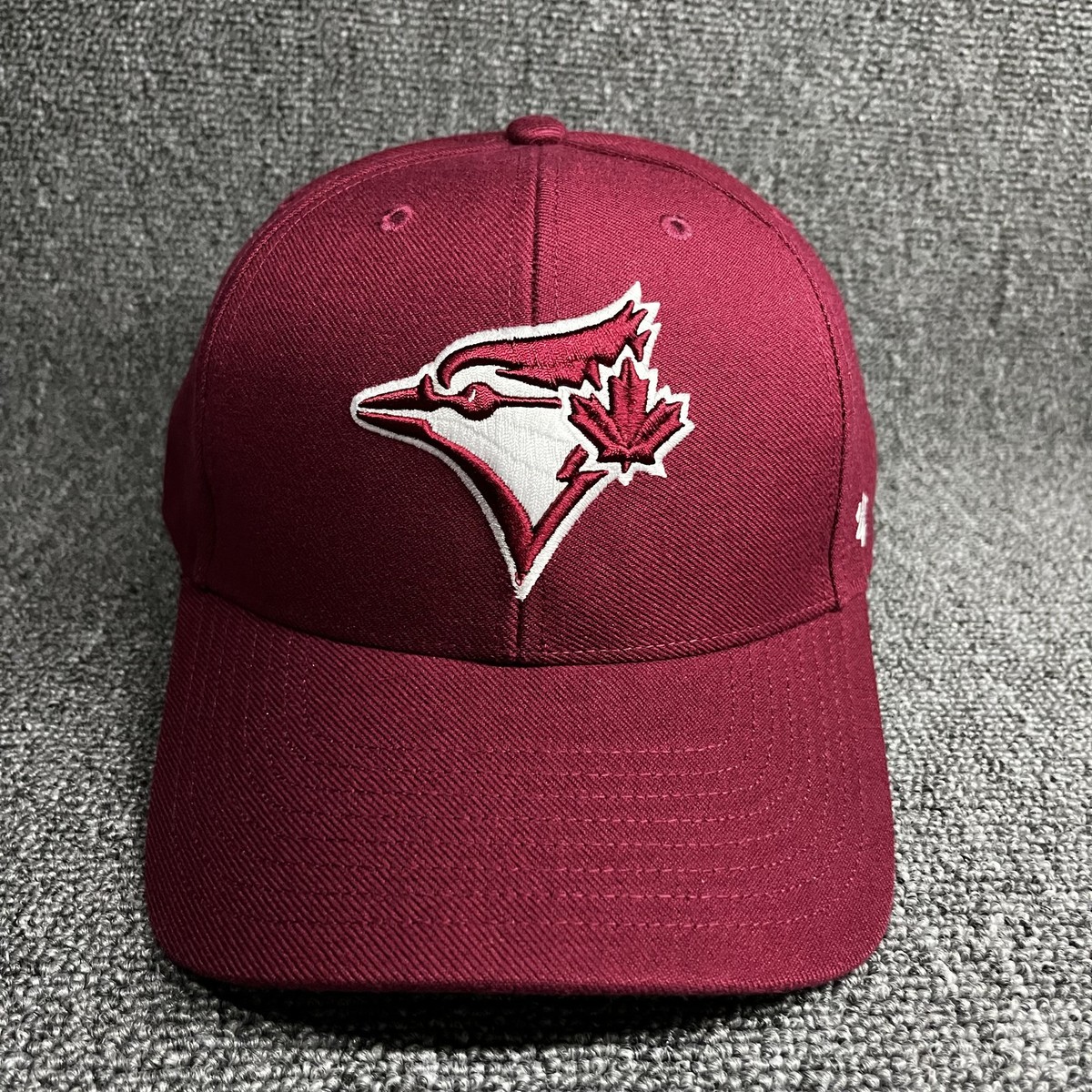 Toronto Blue Jays '47 Brand MVP Hat MLB Adjustable Maroon Burgundy Baseball Cap