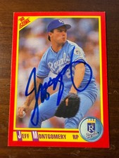 Signed 1990 Score - Jeff Montgomery #365