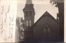 Edmore Michigan Methodist Church RPPC Early 1900s Real Photo Postcard