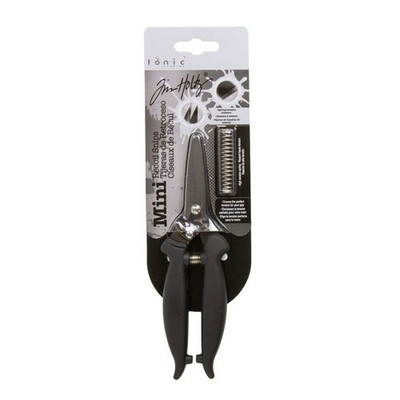 Tonic Studios Tim Holtz Recoil Scissors - Titanium Coated, 6.7 inch, Black 