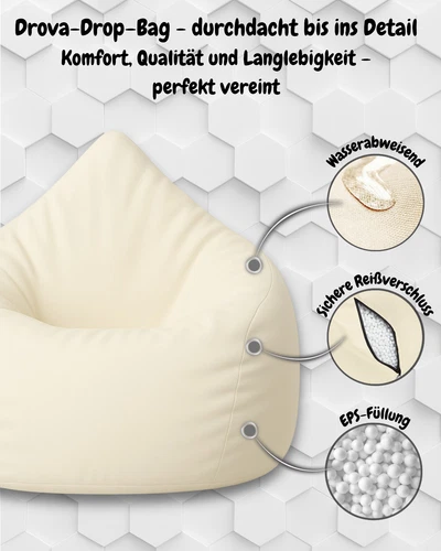 PatchHome Sitzsack XL- Jumbo Sitzkissen Bodenkissen Kinder und Erwachsene - Bild 157 von 203