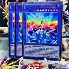 3x Yugioh Playset Mirrorjade the Iceblade Dragon CH01-EN042 Ultra Rare Near Mint