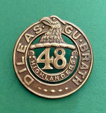 48TH HIGHLANDERS OF CANADA CAP BADGE