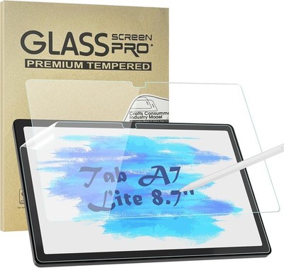 2 Pack Screen Protector for Samsung Galaxy Tab A7 Lite 8.7'', Easy Installation