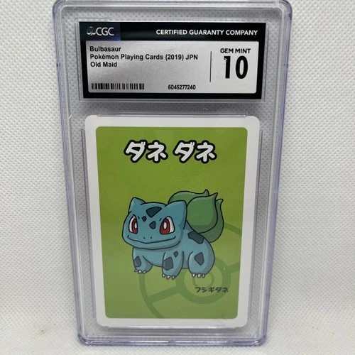 2019 POKEMON OLD MAID - JPN BULBASAUR CGC 10 GEM MINT