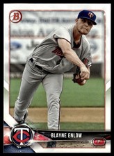 2018 Bowman Draft Blayne Enlow Minnesota Twins #BD-10