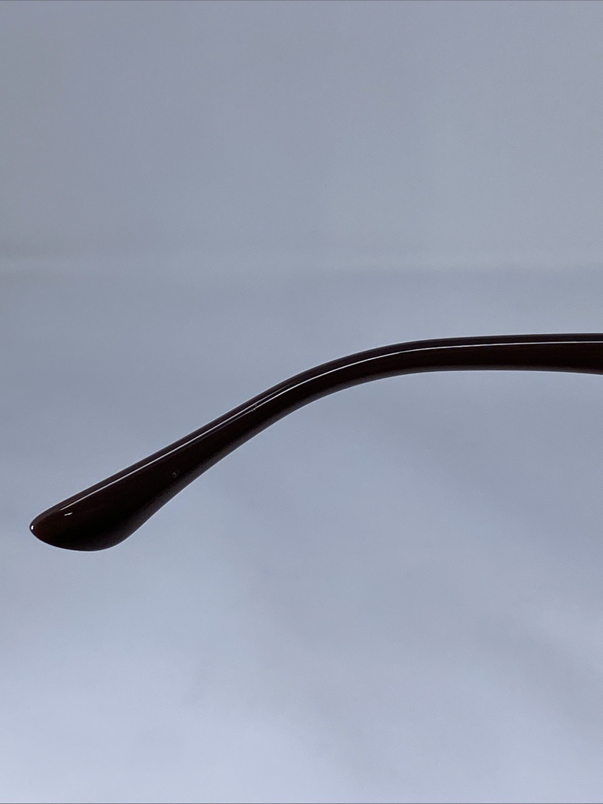 RAY-BAN RB6487 2905 Dark Brown/Gold Half Rimless Eyeglasses Frame 50-20-145