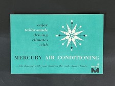 1956 Mercury Air Conditioning Original Sales Brochure Sales Catalog