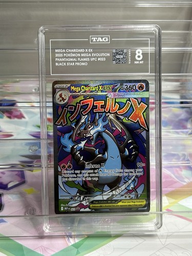 TAG 8 Mega Charizard X EX 023 Promo Phantasmal Flames UPC 2025