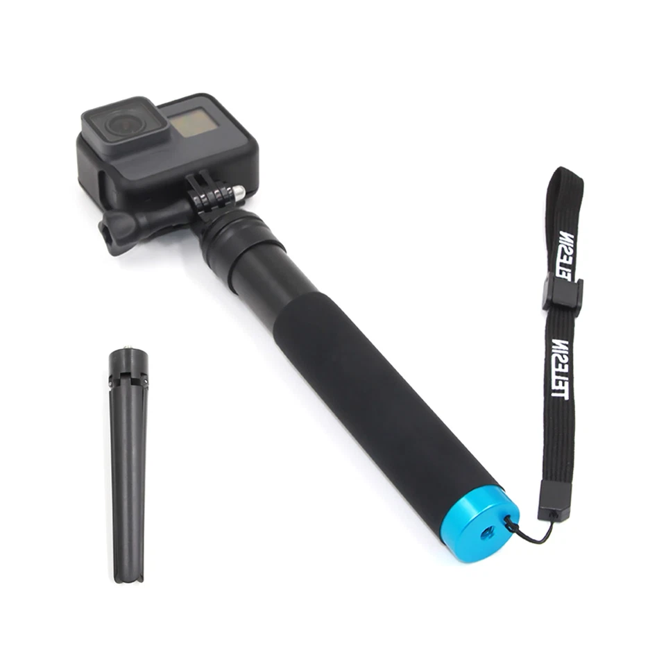 Correa de teléfono trípode con soporte para palo selfie de aluminio para cámara GoPro Hero 7 6 5 4 G Foto 4 de 4