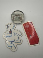 Vintage Coca Cola Magnets Lot of 5 Polar Bear Bottle Crate Retro 1995 1996 Coke