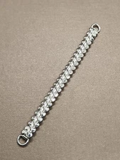 Ladies' Vintage NOS Kestenmade 3-7/8" SS Ring End Scissor Expansion Watch Band