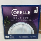Corelle Tranquil Reflection 12-Piece Glass Dinnerware Set, Service for 4 - White