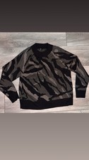 Athleta Size Medium Jacquard Crew Sweater Merino Wool Blend EUC