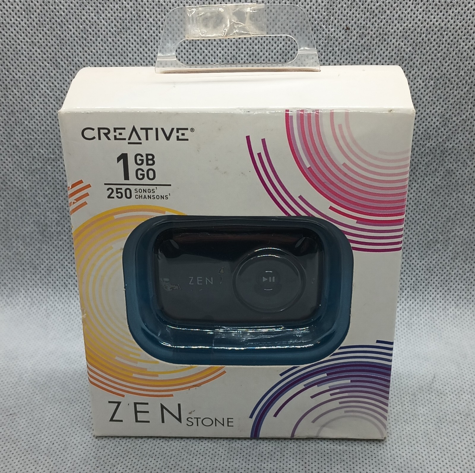 Sealed Box Portable Creative Zen Stone 1gb Black Usb 10 Hour Battery