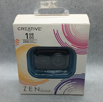 Sealed Box Portable MP3 Player Creative ZEN Stone 1GB Black USB 10 Hour Battery