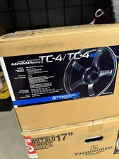 Advan Racing Tc-4 Tc4 Se 17x9 5x114.3 45 Wheels Rims R.g Black Jdm